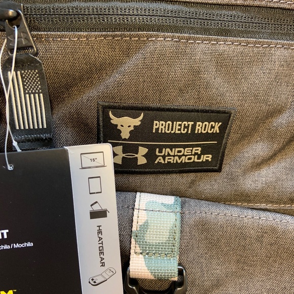 New Under Armour The Rock USDNA Camo Backpack - Picture 7 of 8